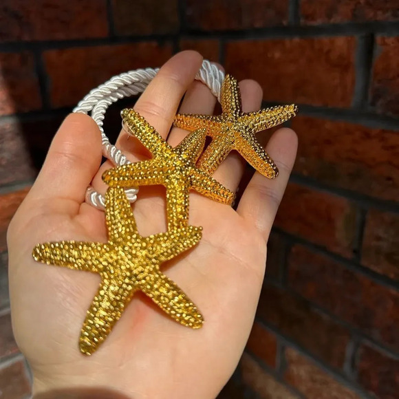 Zara Star Gold Starfish Earrings&Necklace Set - Picture 12 of 17